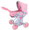 Laeto Bella And Friends Kids 3 In 1 Dolls Pram | Folding Doll Pram, Baby Doll Pram, Doll Stroller With Storage - Pink & Blue Ages 3 Years +