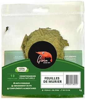Gioia SHRIMP 10 Murierblad/vattenbalsam/akvarieräka foder