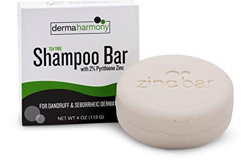 Dermaharmony 2% Pyrithione Zinc Shampoo Bar - Tea Tree (4 Oz)