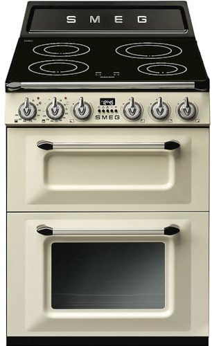 Smeg Victoria TR62IP2 60cm Electric Cooker with Induction Hob - Cream - A/A Rated