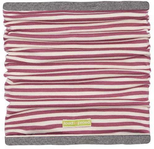 loud + proud Écharpe tubulaire unisexe pour enfant, certifié GOTS - Taille unique, Raisin, taille unique