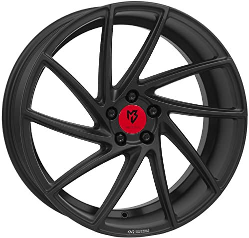 MB Design Felge KV2 8.5Jx19 ET43 5x112 Schwarz stumpfmatt kompatibel mit Mercedes-Benz A B C CLA E GLA GLB