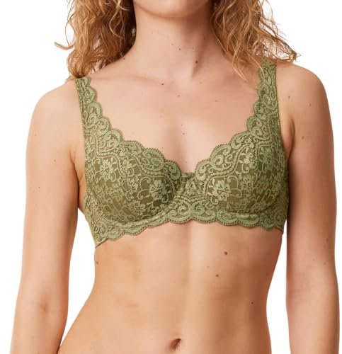 Triumph Women's Amourette WHP Bra, Martini Olive, 30DD
