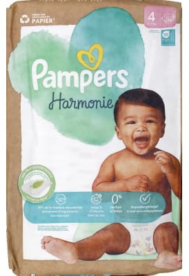 Pampers Couches taille 4 - Le paquet de 36