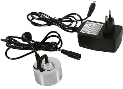 Fdit Humidificador de Aire con Atomizador para Estanque, Fuente de Agua, Nebulizador Ultrasónico de 24 V con Adaptador, para Uso en Interiores o Exteriores, Mejora la Absorción y