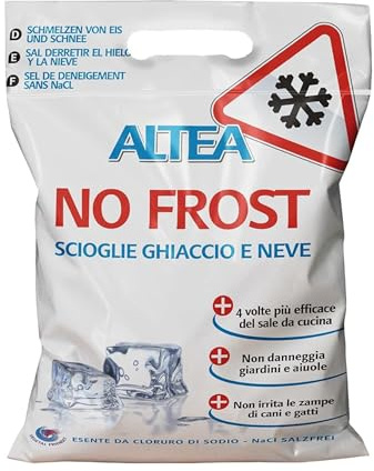 Altea No Frost Pflanzen Enteiser Streusalz Rasen Streusalz Neue Formulierung einsetzbar auf Pflanzen, Hecken, Rasen, Terrasse, Wegen, 4 x 5 kg Sack (5 kg Beutel, 4 Stück)
