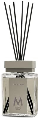 MUHA' | Profumatore per ambiente Perfume Diffuser, Fragranza Dolce Latte, Diffusore Ambiente con Bastoncini, Formato da 100 ml