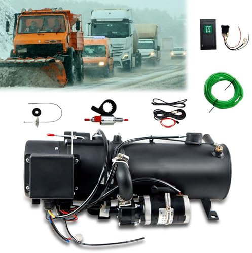 Aisny Dieselheizung 10KW, 12V Standheizung Diesel Auto Diesel Heizung Flüssiger Brennstoff Heizung Diesel Warmwasserbereiter Dieselstandheizung für Wohnmobile Wohnwagen Boote Busse