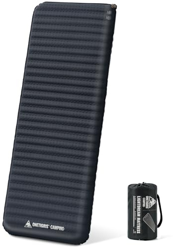 OneTigris LIGHTDREAM - Colchoneta de dormir autoinflable individual para camping, mochileros, senderismo, viajes en coche