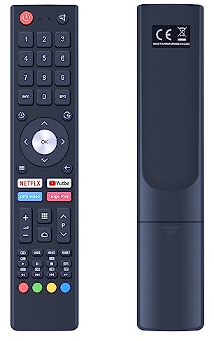 GOUYESHO Nuovo telecomando di ricambio per Nikkei Neufunk OK.ODL43850UC-TIB NI32HG7NA9 NK42G6SGFHDT2 NI40FG7NA9 NK43G6SGFHD ODL24771HN-TAB ODL43671U-TAB ODL50672U-TAB ODL42850FC-TAB (Senza voce)
