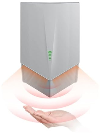 Asciugamani elettrici da parete commerciali Asciugamani Asciugamani 6-10 secondi per asciugare Asciugamani elettrico 1200W Asciugamani con sensore automatico per cucina bagno e servizi igienici