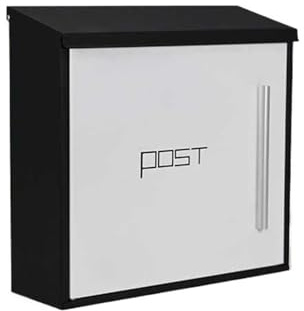 Cassetta delle Lettere Cassette Delle Lettere For Montaggio A Parete Cassetta Dei Suggerimenti For Esterni Postale Esterna Con Serratura Resistente Alle Intemperie Cassette Postali Condominiali(White)
