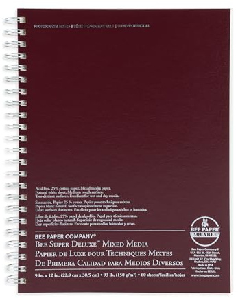 Bee Paper Super Deluxe Sketch Pad, 6-Inch L by 9-Inch H