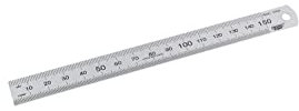Draper Expert 150mm Stainless Steel Rule | 6 Precision Metal Ruler for Cutting | 22670