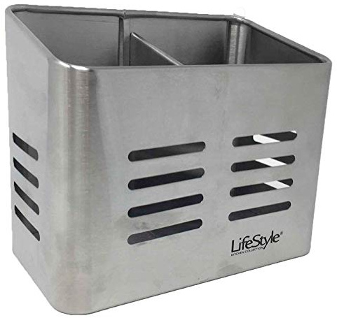 Plastic Forte Life Style - Escurridor para Cubiertos Acero INOX