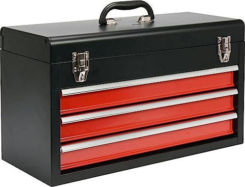 Unbekannt Werkzeugkasten Werkzeugbox Werkstattkoffer mit 3 Schubladen Werkzeugkiste Transport von Werkzeugen