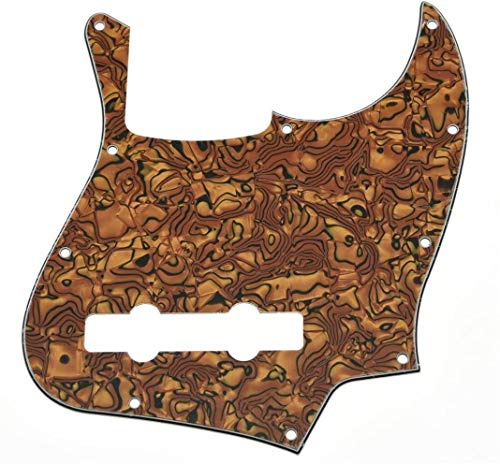 Dopro Jazz-Bass-Pickschutz für 5 Saiten, Jazz-Bass, Schlagplatte für USA/Mexican Fender 5 Saiten Jazz Bass Tiger Stripe