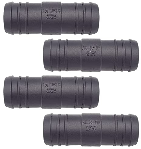 4 x YOU.S Original Schlauchverbinder Leitung Zwischenstück RGV Ø 25x25 mm - Gerade Form