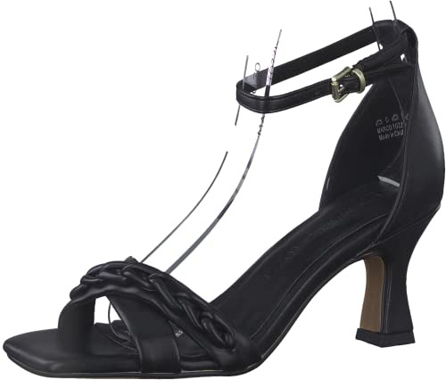 MARCO TOZZI Damen Sandale mit Absatz, Blockabsatz, weiches FEEL ME Fußbett, ideal für Business und Freizeit