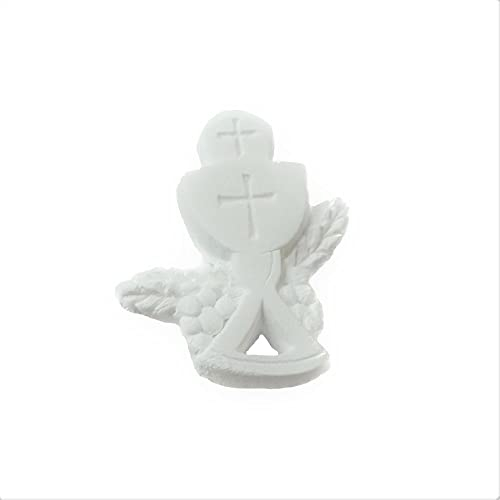 Generico 18 PZ Gesso Gessetto Calice Bianco Decorazione BOMBONIERA Comunione