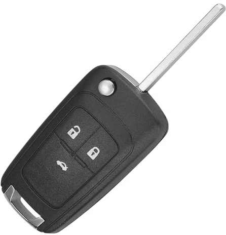 OcioDual 3 Tasten Schlüsselgehäuse Kompatibel mit Opel Astra Insignia Zafira, Gehäuse der Fernbedienung, Autoschlüssel Ersatz Schlüssel, Loch für Logo, Schlüsselhülle Hülle Schlüsselbox Case
