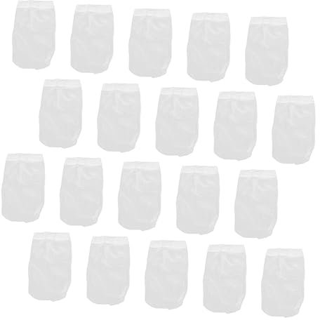 YARNOW 20stücke Poolskimmersocken Für Poolreinigung Filtersocken Mit Feinem Maschenfilter Skimmersocken Zum Schutz des Filtersystems Poolzubehör Für Einbaupools Skimmerkorbtaschen Zum ABF