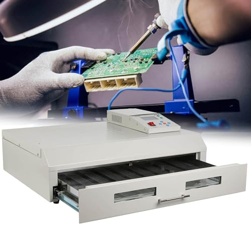 Machine Soudage Par Refusion Au Four 800 W-2500 W Station Reprise Bga Pour Chauffage Ic Chauffage Infrarouge Professionnel Machine Refusion Automatique Machine Soudage 0 ℃ - 350 ℃,T-962C