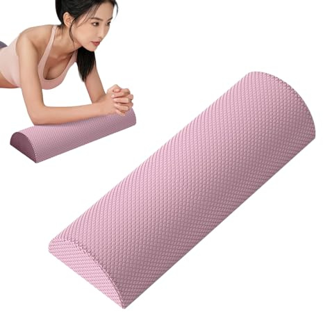 Medio Rodillo de Espuma Masaje Semicircular, Multifuncional | Rodillo Soporte Entrenamiento Yoga, Entrenamiento Funcional, Rehabilitación Deportiva, Fitness