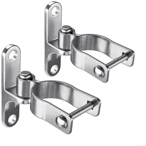 UrbanHui 2 Pack Gate Hinges 304 Stainless Steel 5 8 Inch Pin Heavy Duty Fence Barn Door Shed Chain Link Outdoor Hardware Kit 138 Inch