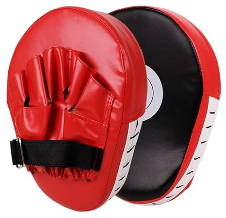 Pratzen Boxen, 1 Paar Pratzen Trainer Kickboxen Boxen, PU Leder Schlaghandschuhe Für Erwachsene, Verdickte Handpratzen Für Männer Frauen, Für Muay Thai Kickboxen Bewegung Karate Tae-kwondo Martial Art