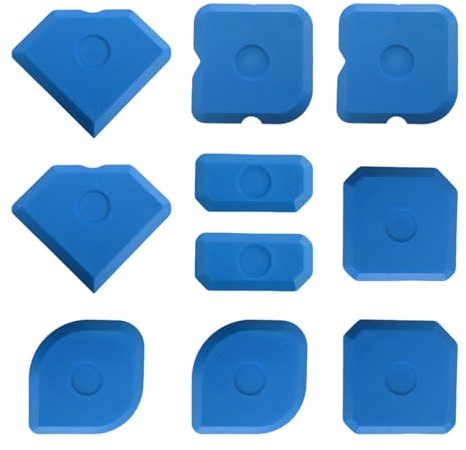 10pcs Silicone Caulking Block Spreader Tool Set,Caulking Tools for Sealing | Smoothing, Portable Smoothing Tools and Removing, Reusable and Durable for DIY and Professional Use