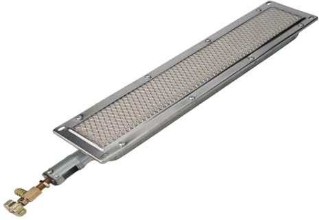 Brûleur infrarouge en céramique for gril à gaz, chauffage latéral de barbecue de 41 cm x 8 cm for fours extérieurs, machines à agneau et fours à canard, transformation agricole(44x9.5cm)