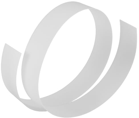 TOVINANNA Pannello Diffusore in Acrilico Bianco per Strisce Led, Design Flessibile e Funzione di Riduzione Dell'abbagliamento, per Illuminazione Domestica Contemporanea
