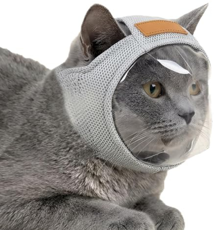 Munkorg för , anti-bett, transparent och ventilerande huvudskydd för | Kattvård mask för klor klippning bad veterinärbesök återhämtning duschar och husdjur