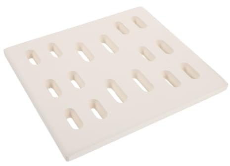 Ceramic Fire Brick Gas Grill Radiant Heat Plate Multi-hole