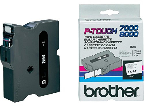 brother TX-Tape TX-241 Schriftbandkassette, Bandbreite: 18mm