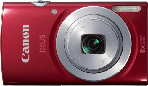 Canon Ixus 145 Appareil Photo numérique Compact Ecran 2,7'' (6,9 cm) 16 Mpix Zoom Optique 8X USB Rouge