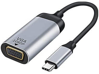 CY usb-c USB 3.1 Typ C zu VGA 1080P HDTV Adapter Kabel mit Silber Aluminium Schutzhülle