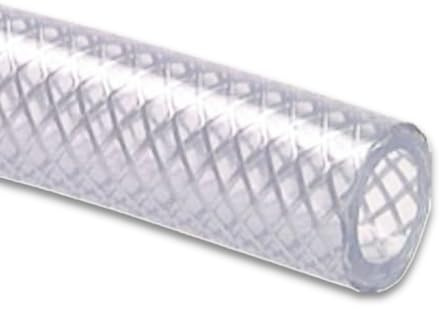PVC Gewebeschlauch 10mm (ID) x 16mm (AD) 25m Schlauch Druckluftschlauch transparent