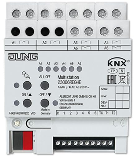 Knx Multistation 6 Entradas Bin + 2 Analog / 6 Salidas