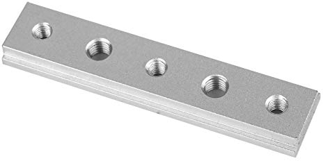 Rail de Rainure Type T Gabarit Rainure en T à Onglet Rainurée T-slot en Alliage d'Aluminium T-Slot pour Table de Routeur de Scie Outil de Travail du Bois (100mm)