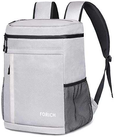 FORICH Weicher Kühlrucksack, isoliert, wasserdicht, auslaufsicher, tragbar, kleine Kühlrucksäcke für Arbeit, Mittagessen, Reisen, Strand, Camping, Wandern, Picknick, Angeln, Bier für Männer und Frauen