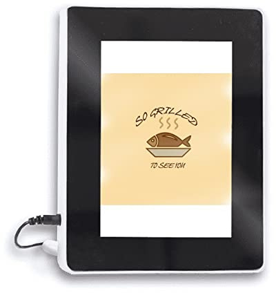 Barbecue Food Fish Fragrance Happy Magic Mirror Lamp Photo Frame Multifunction