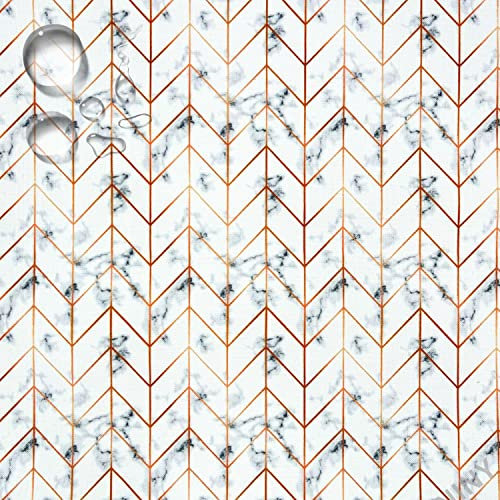 PINaPIN Wasserdichter Polyesterstoff 100% Polyester Stoffe meterware zum nähen Gartenmöbel, Schirme, Vorhänge für Garten 100x160 cm (Marmor)