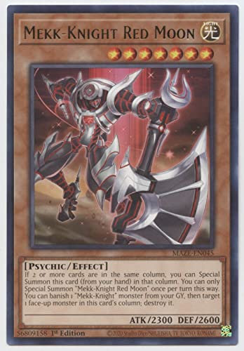 Mekk-Knight Red Moon - MAZE-EN045 - Raro - 1ª edición