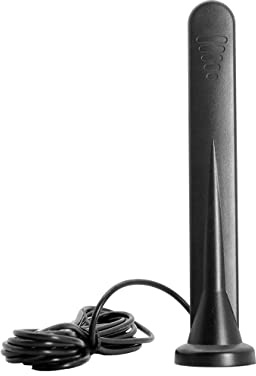 Vecys 4G LTE Antenne SMA Männlicher Stecker 8DBi GSM/3G/4G/5G Omni-direktional Wasserdicht Saugnapf Antenne mit Magnetischen Fuß 3M RG174 Kabel（Schwarz）