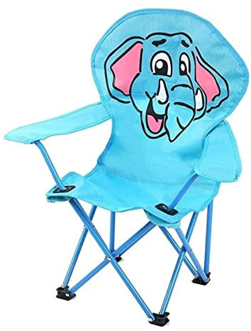 Wnota Angelstuhl Campingstuhl Klappstühle Camping Niedlicher Cartoon-Stuhl Im Freien, Kleiner Klappsessel, Rückenlehne, Stuhl, Malstuhl, Tragbarer Lounge-Stuhl, Strandstuhl Camping Stuhl (Color : B)