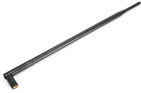 Leapiture Antena, 12DBI Antena Inalámbrica De Alta Ganancia 2.4GHz 5GHZ Antena WiFi De Doble Banda Conector RPSMA De Largo Alcance Antena para Gamers Streamers