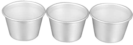 Abaodam 3pcs Aluminum Alloy Baking Mould Round Cake Non-Stick Baking Pan for Home Kitchen