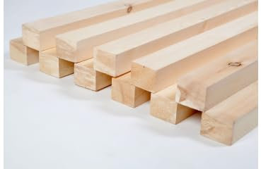 Mantua Model Art. 82607 - Lindenleisten Vierkant - 3 x 3 x 1000 mm - 10 Stück